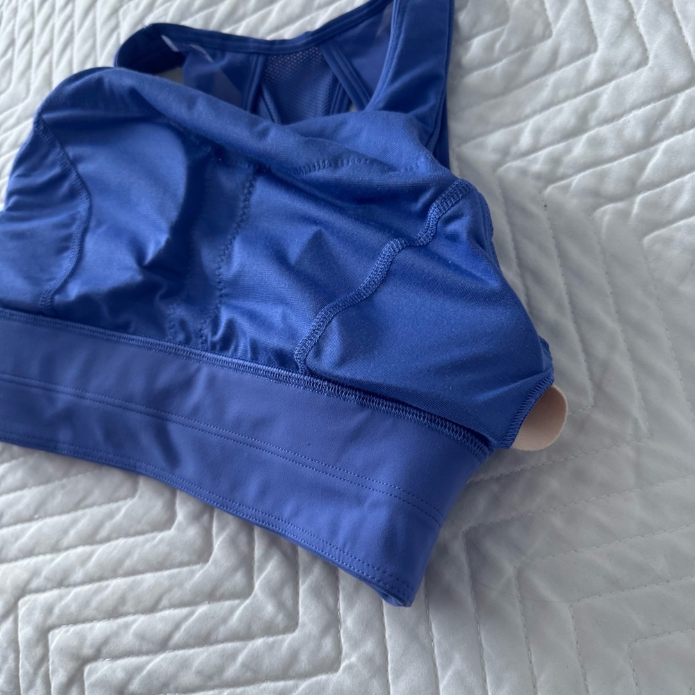 Lululemon Everlux High-Neck Train Bra Wild Indigo - Picture 8 of 15